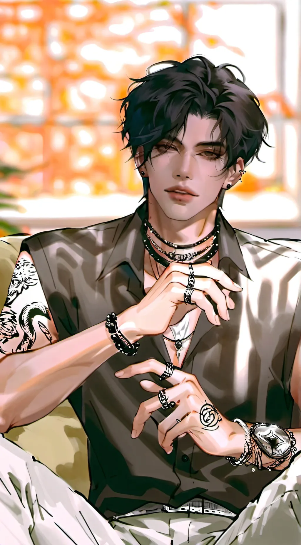 ai character: Kael background