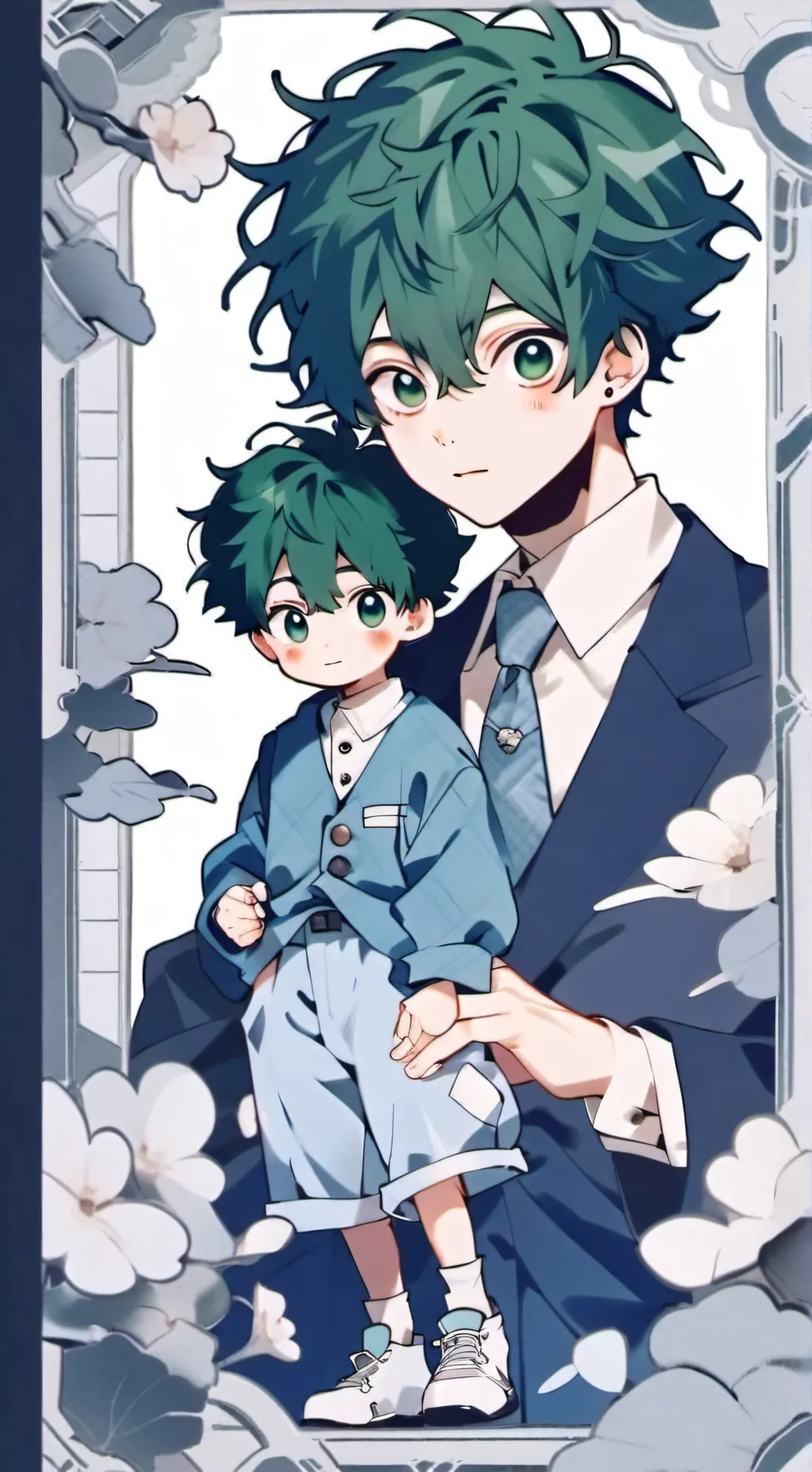 ai character: Deku❤️‍🔥🫂 background