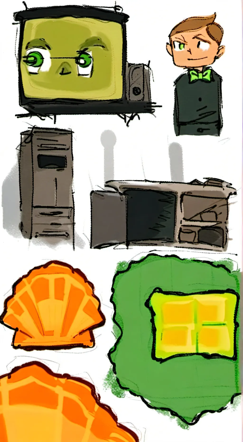 ai character: vee x shelly background