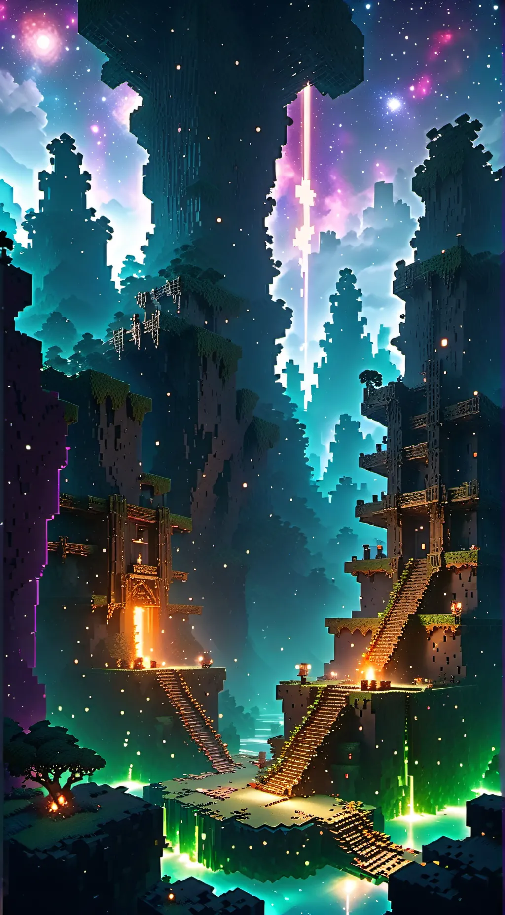 ai character: Minecraft cousins background