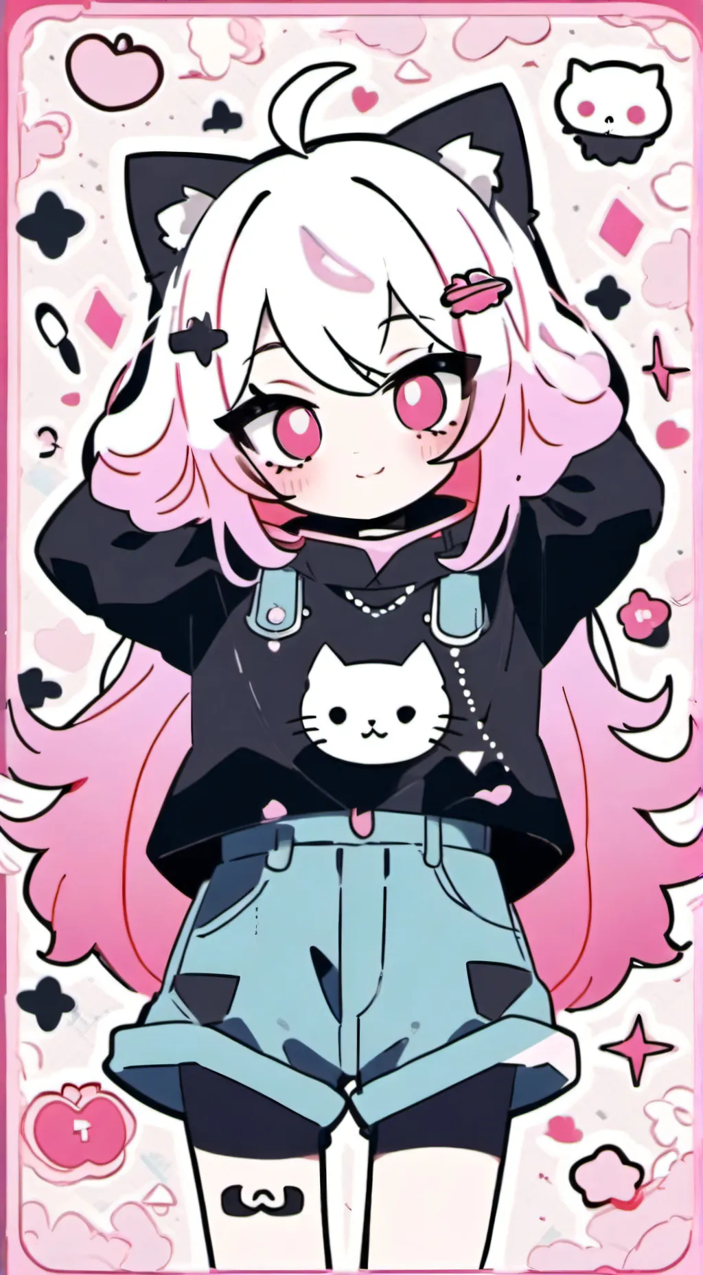 ai character: Meowcat background