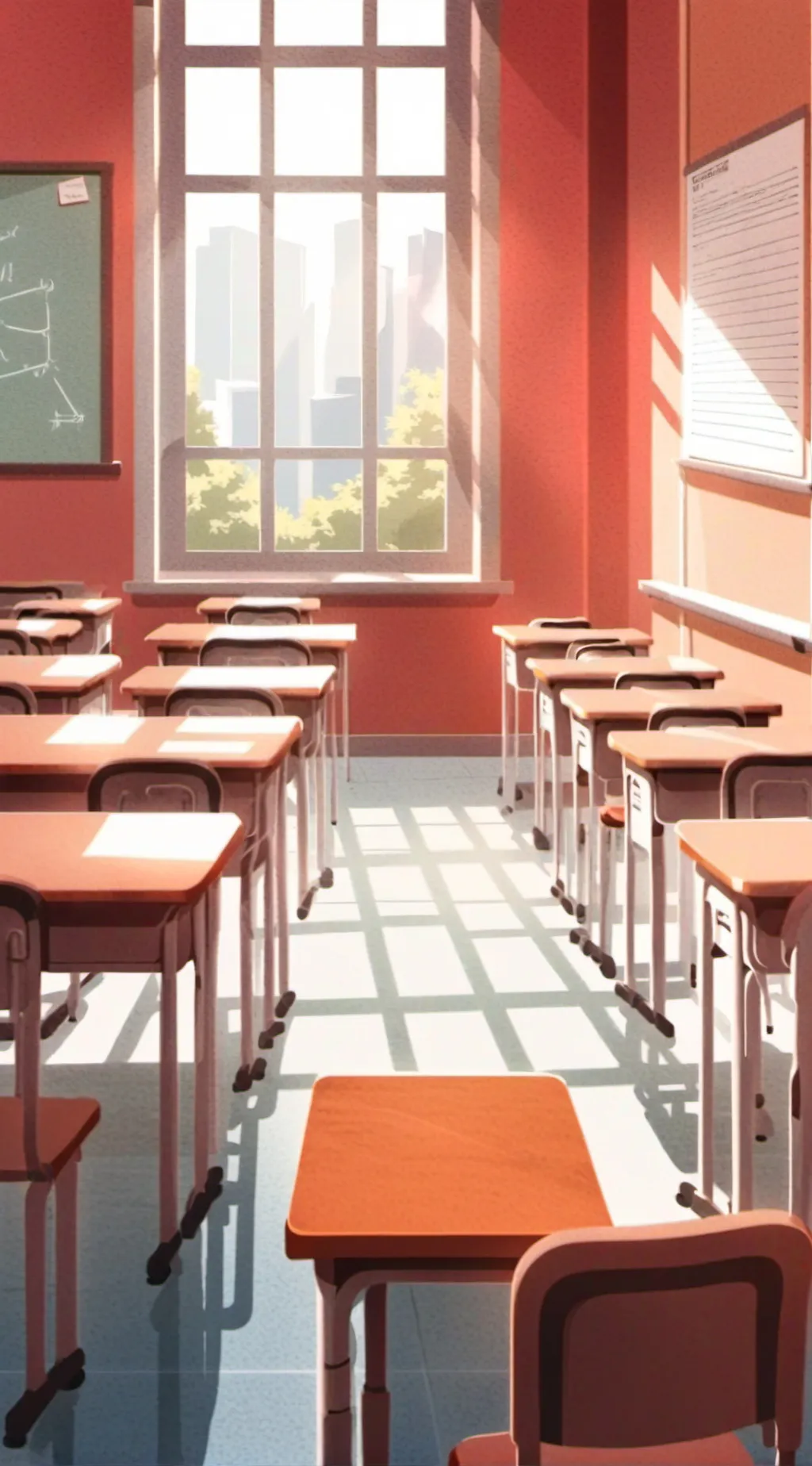 ai character: high school background