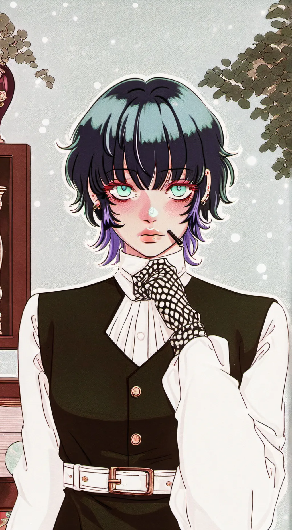 ai character: new villain  background