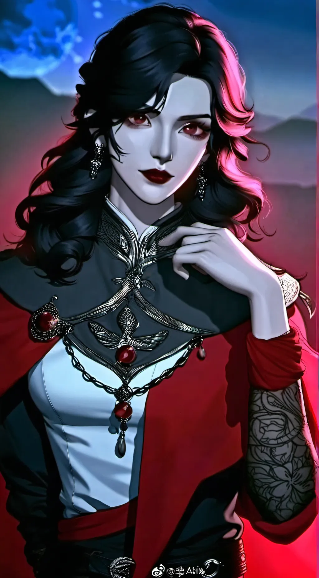 ai character: Mirelle Duskwind background