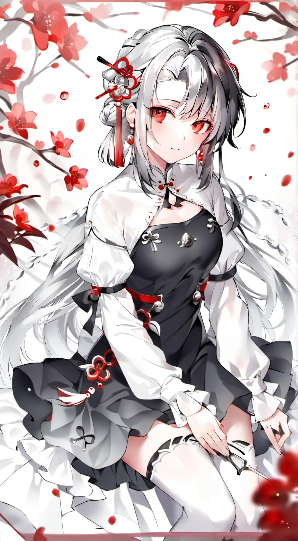 ai character: 若璃 background