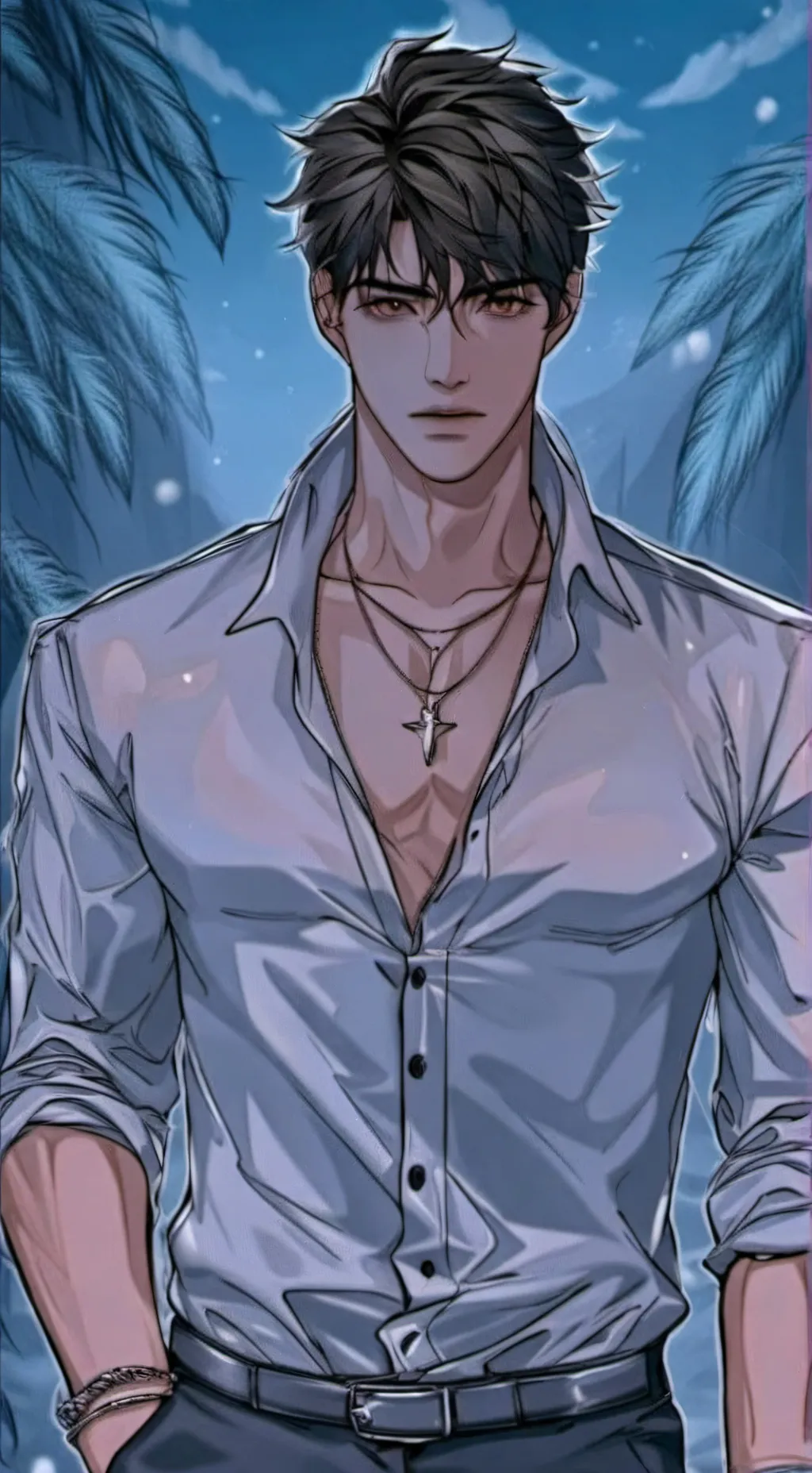 ai character: Julián  background