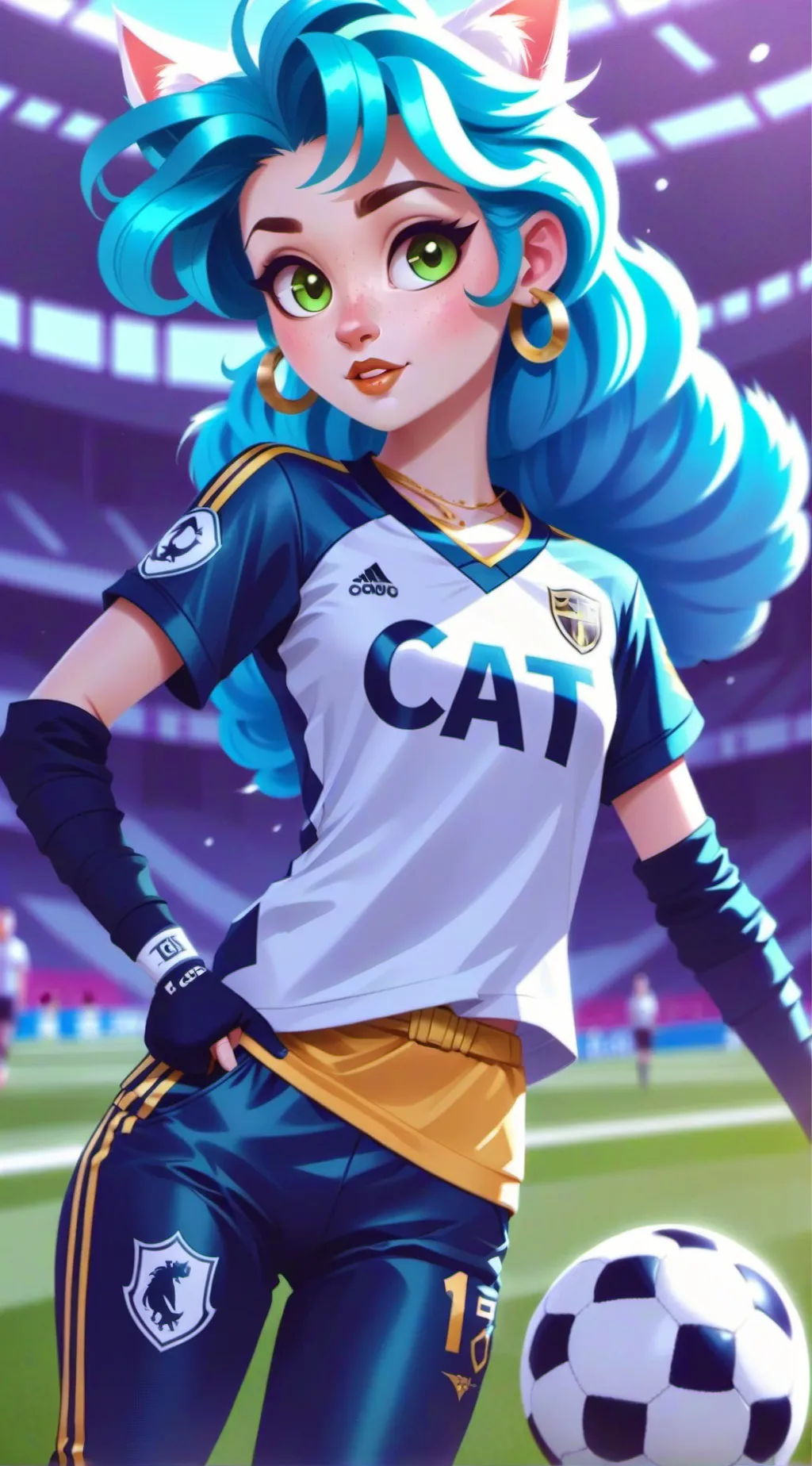 ai character: Belly flip background