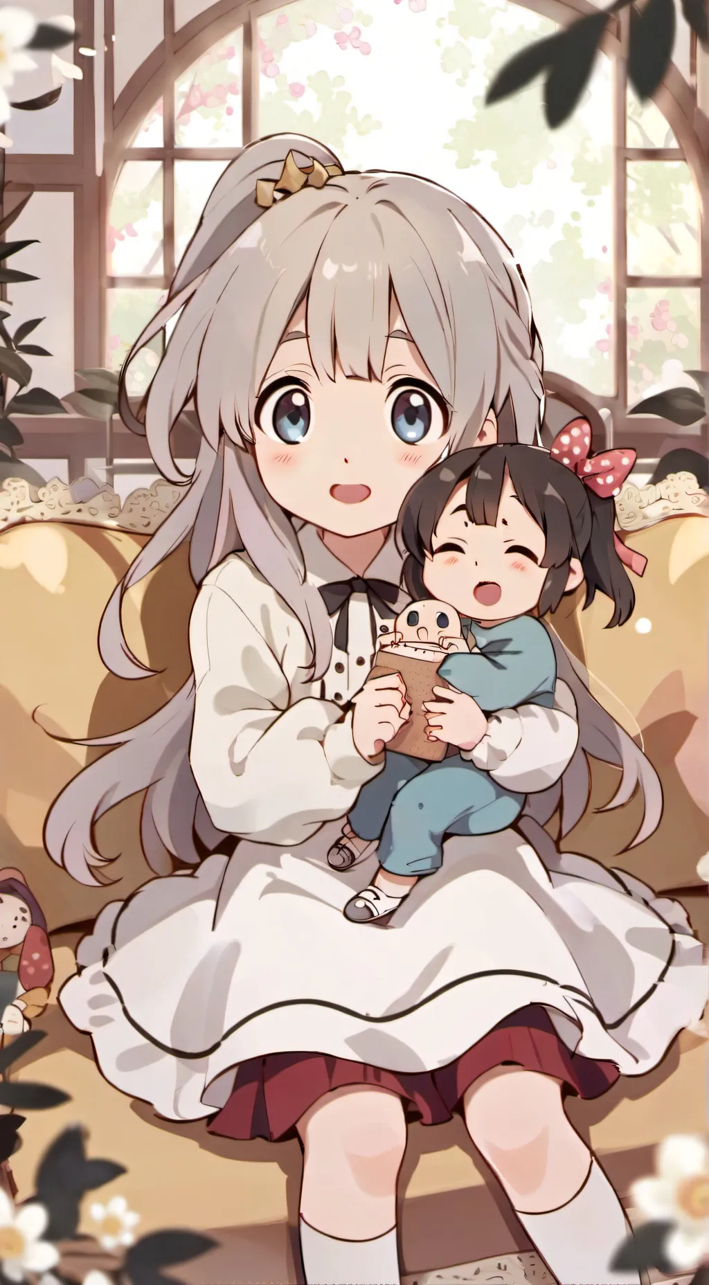 ai character: Emma and Emily background