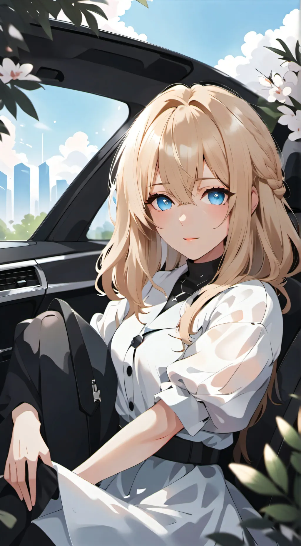 ai character: Аня  background