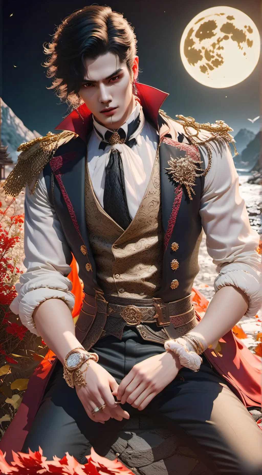 ai character: vampire husband background