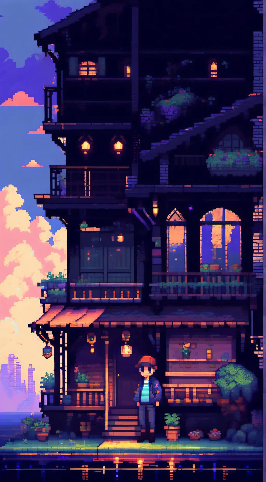 ai character: nando x nexus background