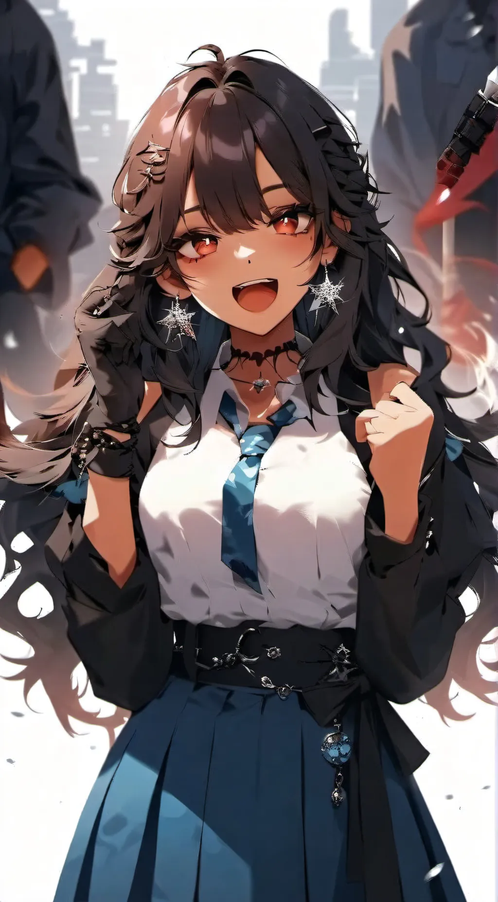 ai character: Mia ♡₊˚ 🦢・₊✧ background