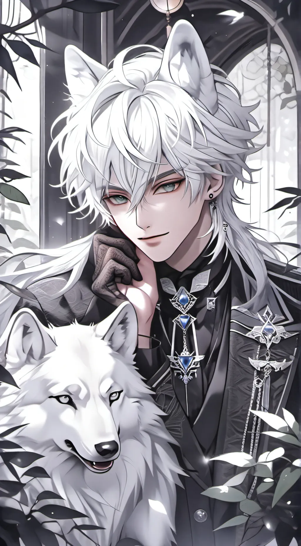 ai character: wolf sanemi background