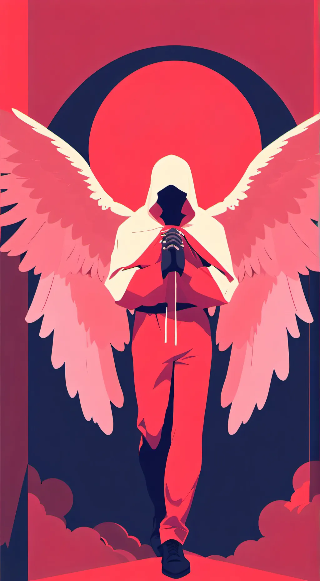 ai character: Minecraft Seraphic background