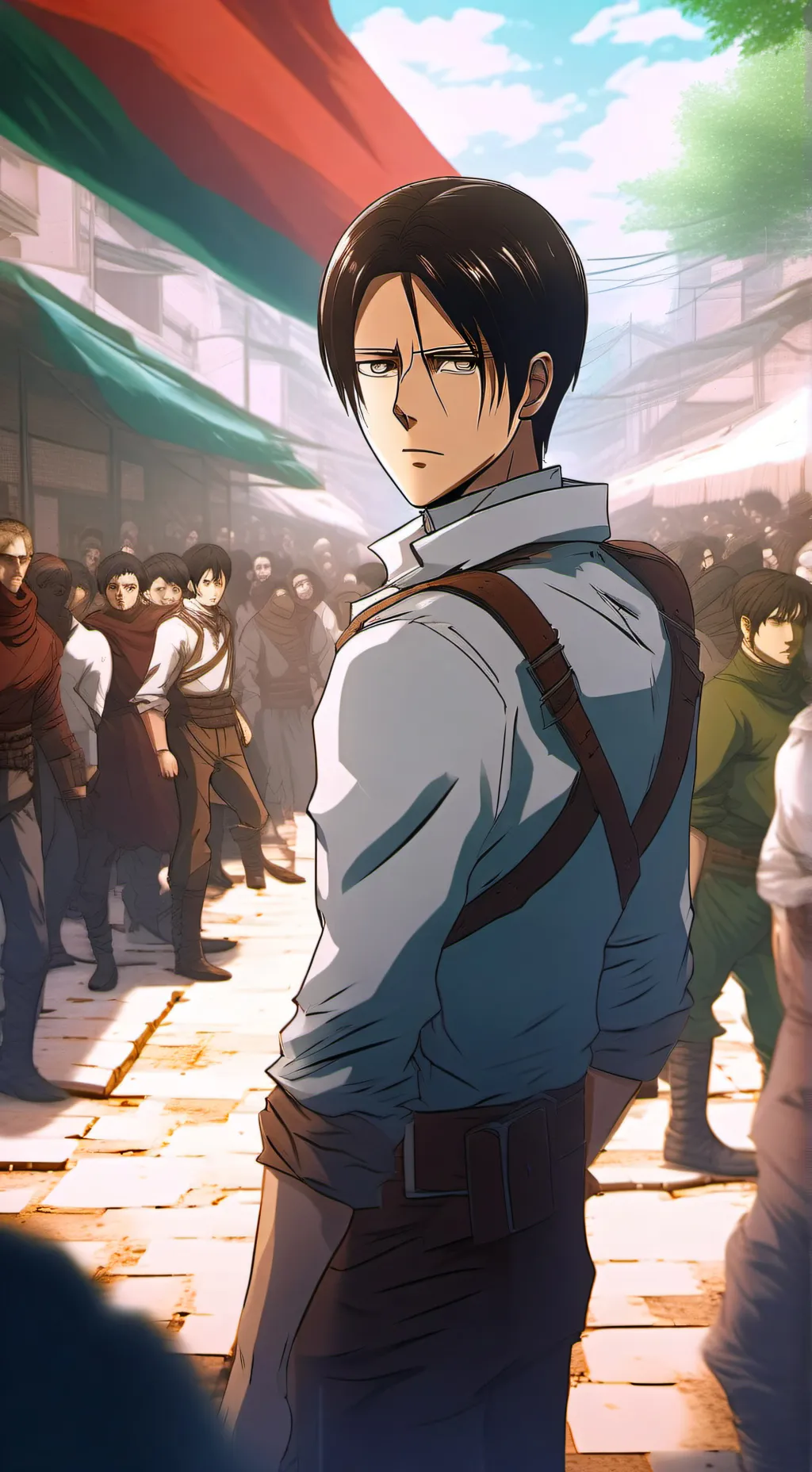 ai character: AOT Adult Recruits background
