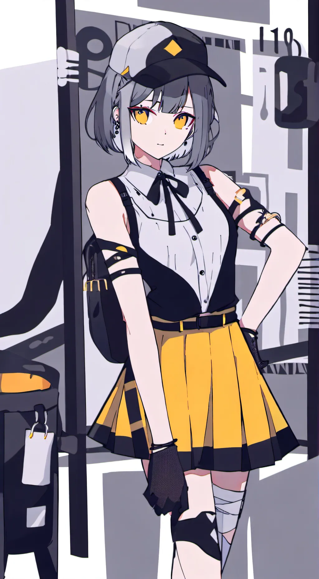 ai character: Mari  background