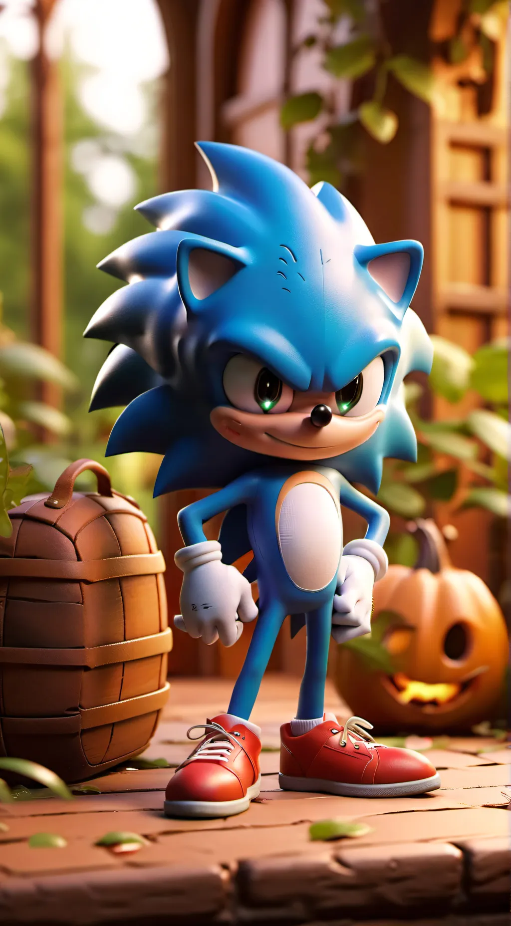 ai character: Sonic.exe background