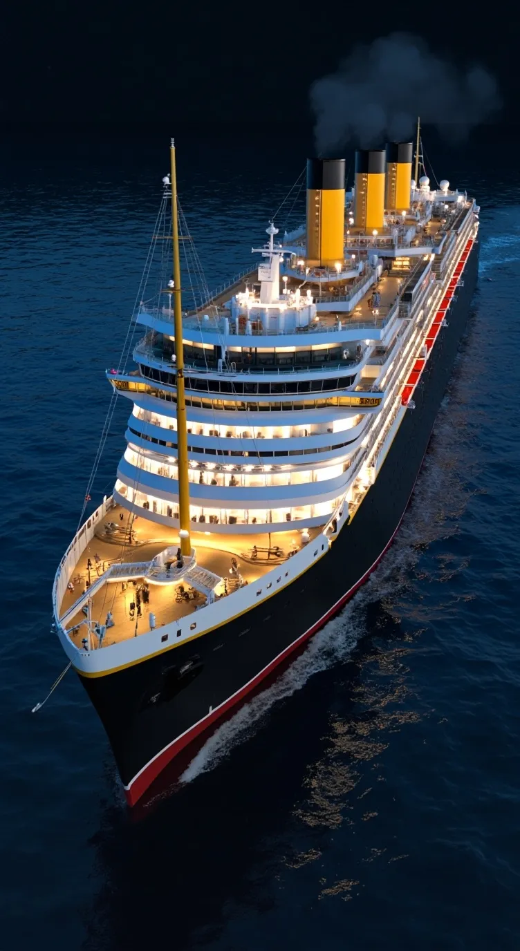 ai character: Mega titanic background