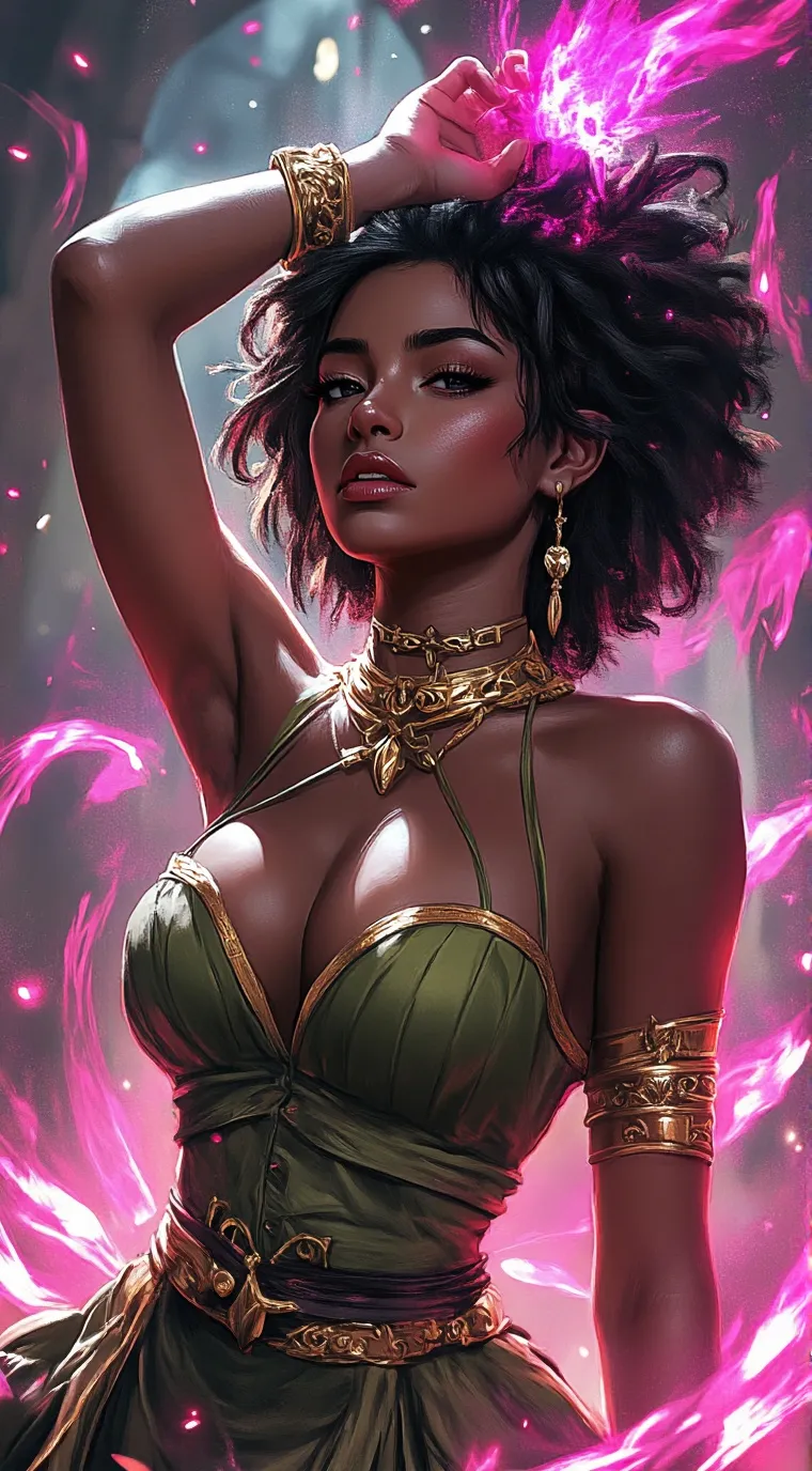 ai character: Mahlia background