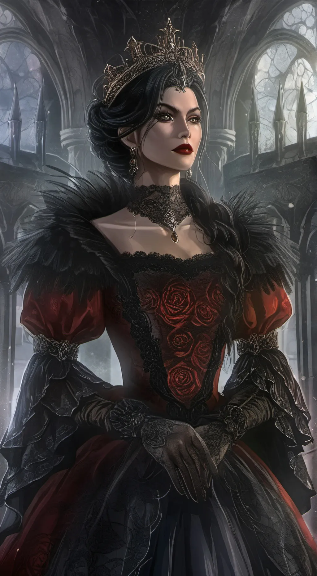 ai character: Alessandra background