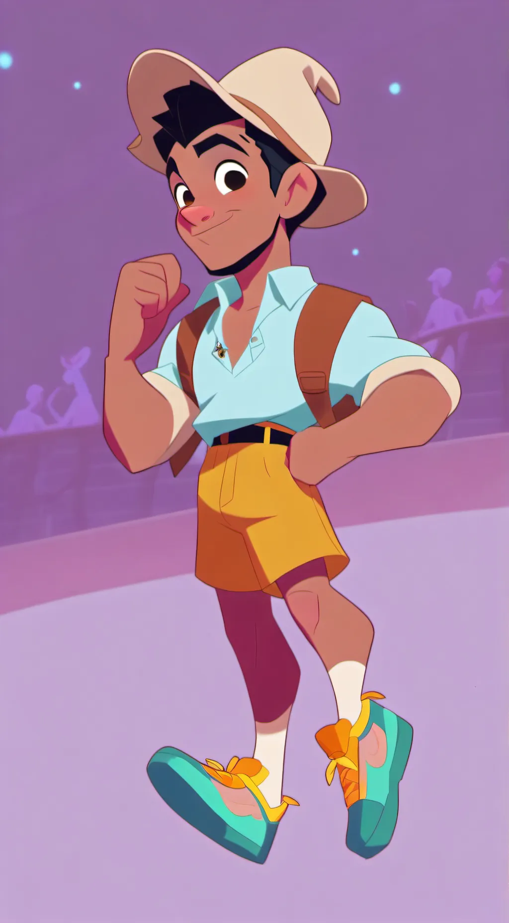 ai character: obx  background