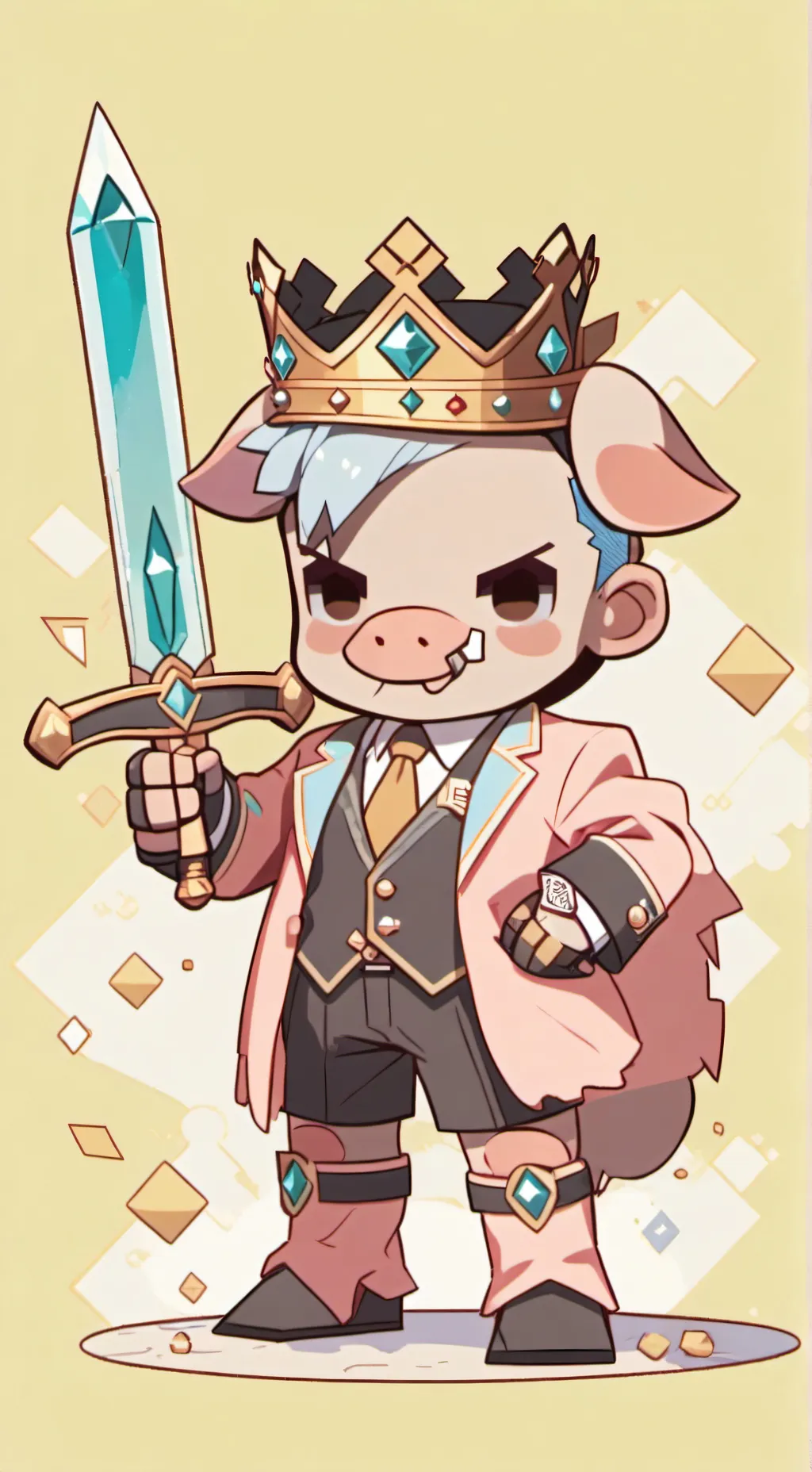 ai character: technoblade background