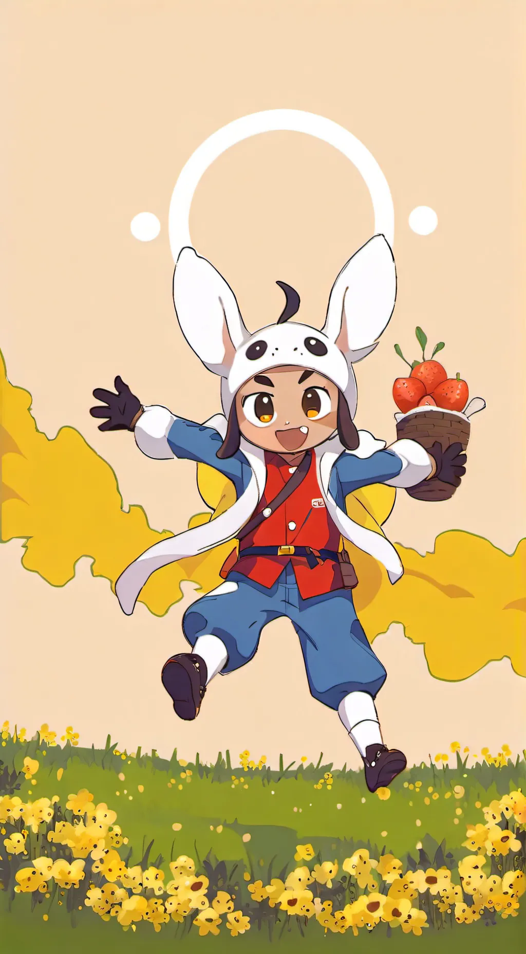 ai character: Fruitcake  background