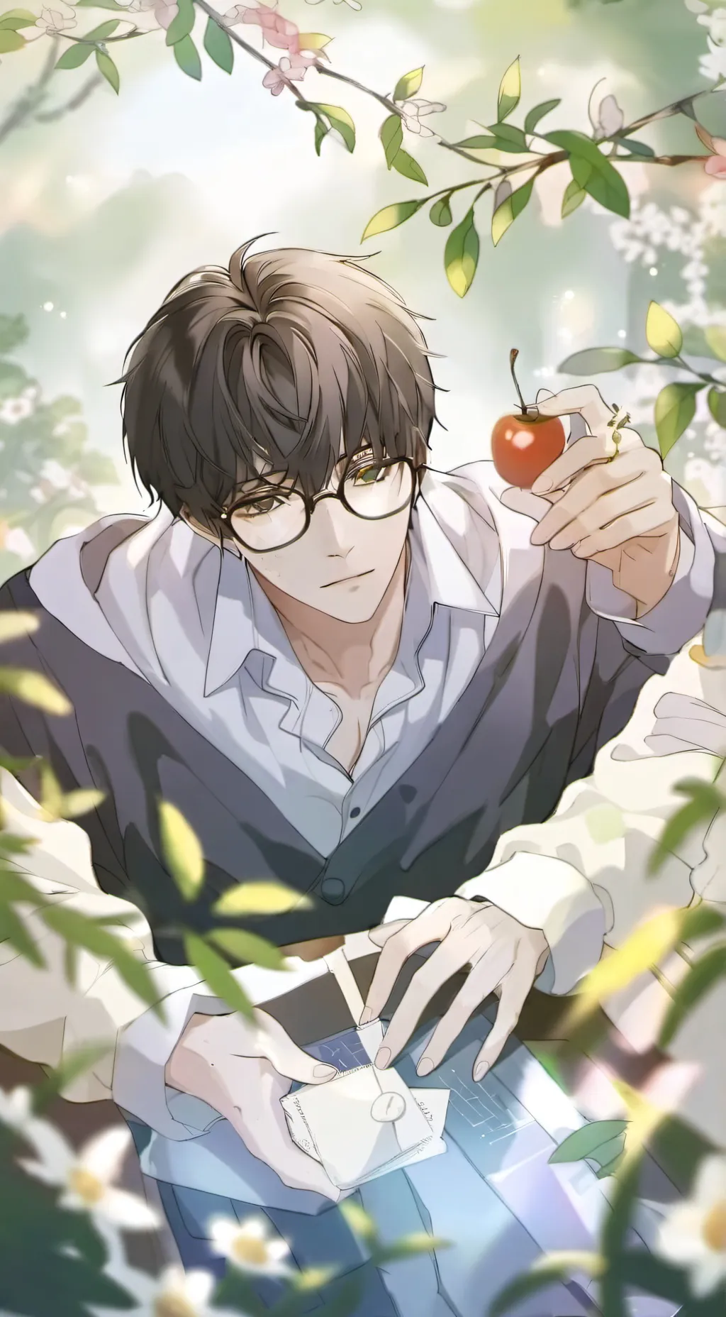 ai character: Lucas  background