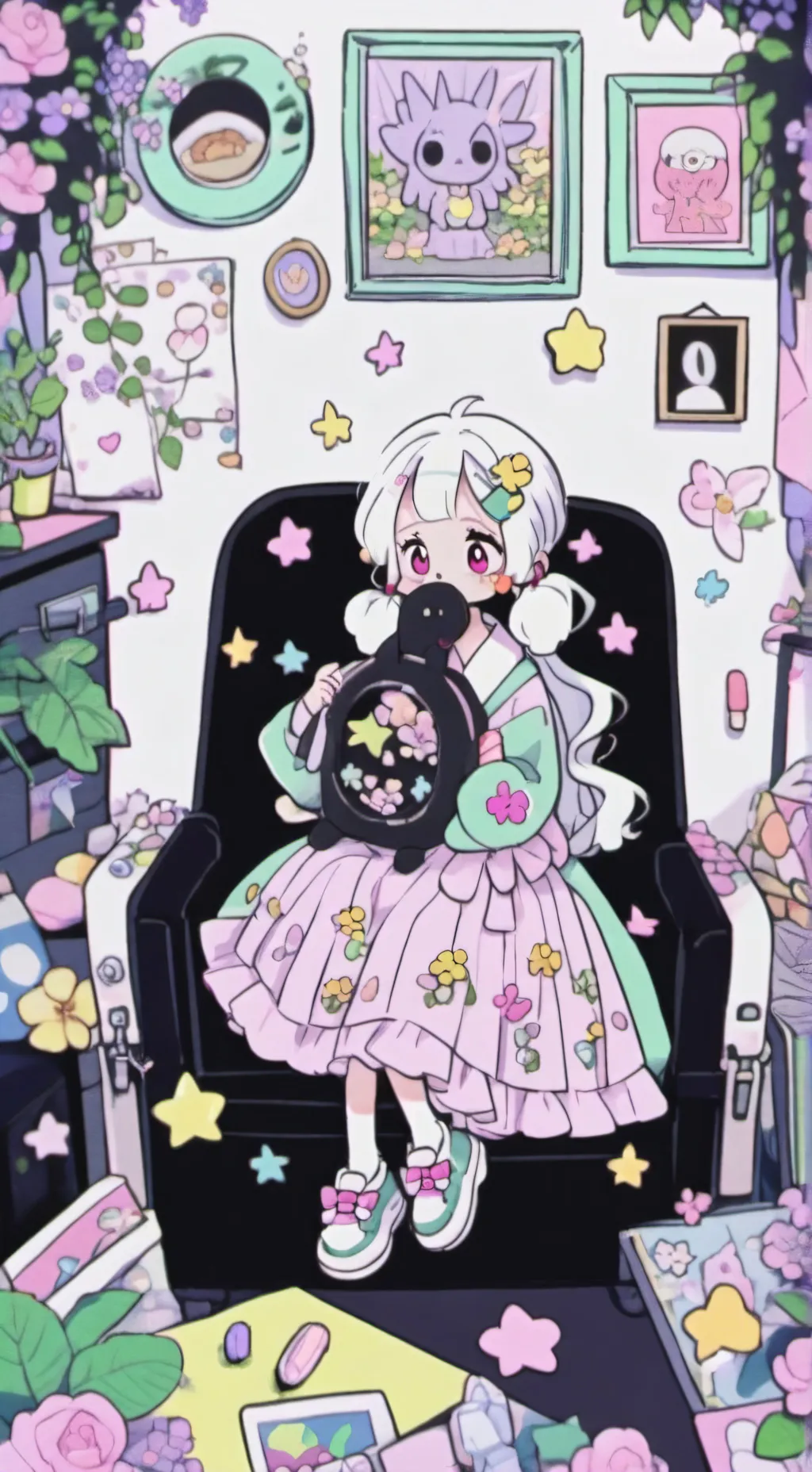 ai character: Isabelle  background