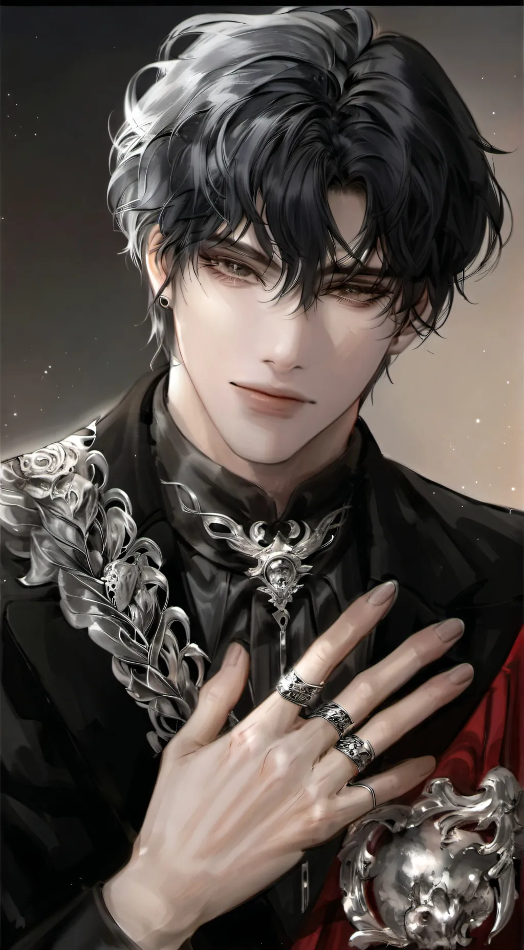 ai character: Xavier Blackthorn background