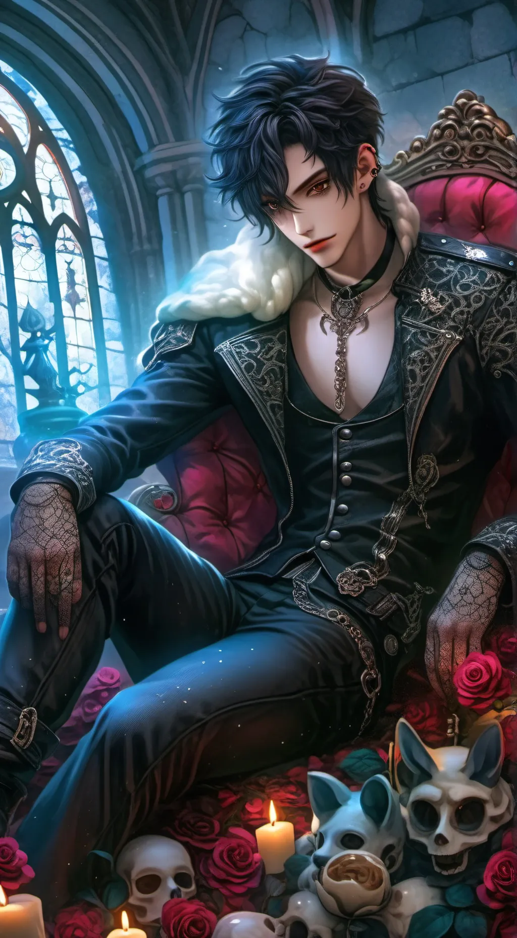 ai character: Alexander  background