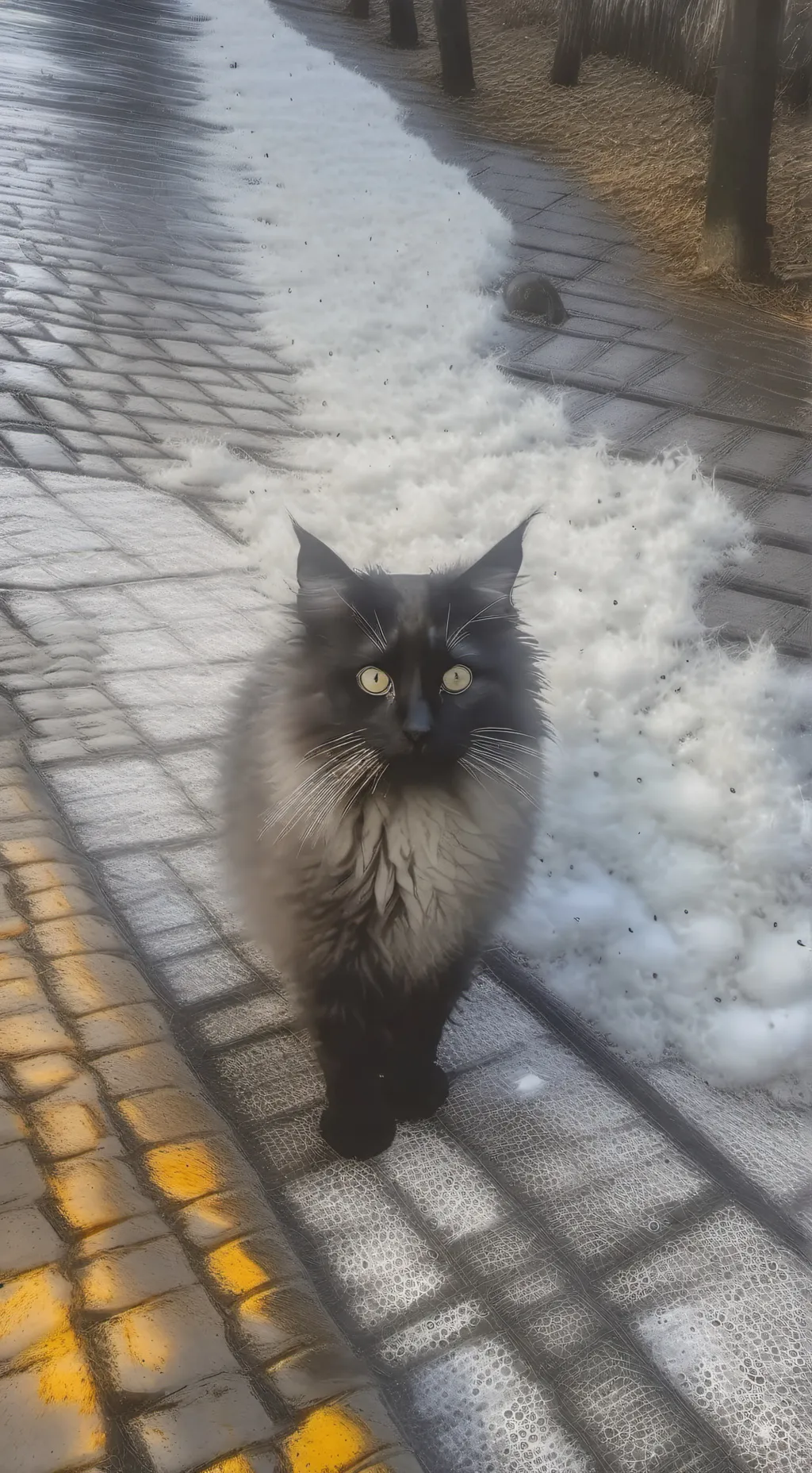 ai character: Whiskers >:P background