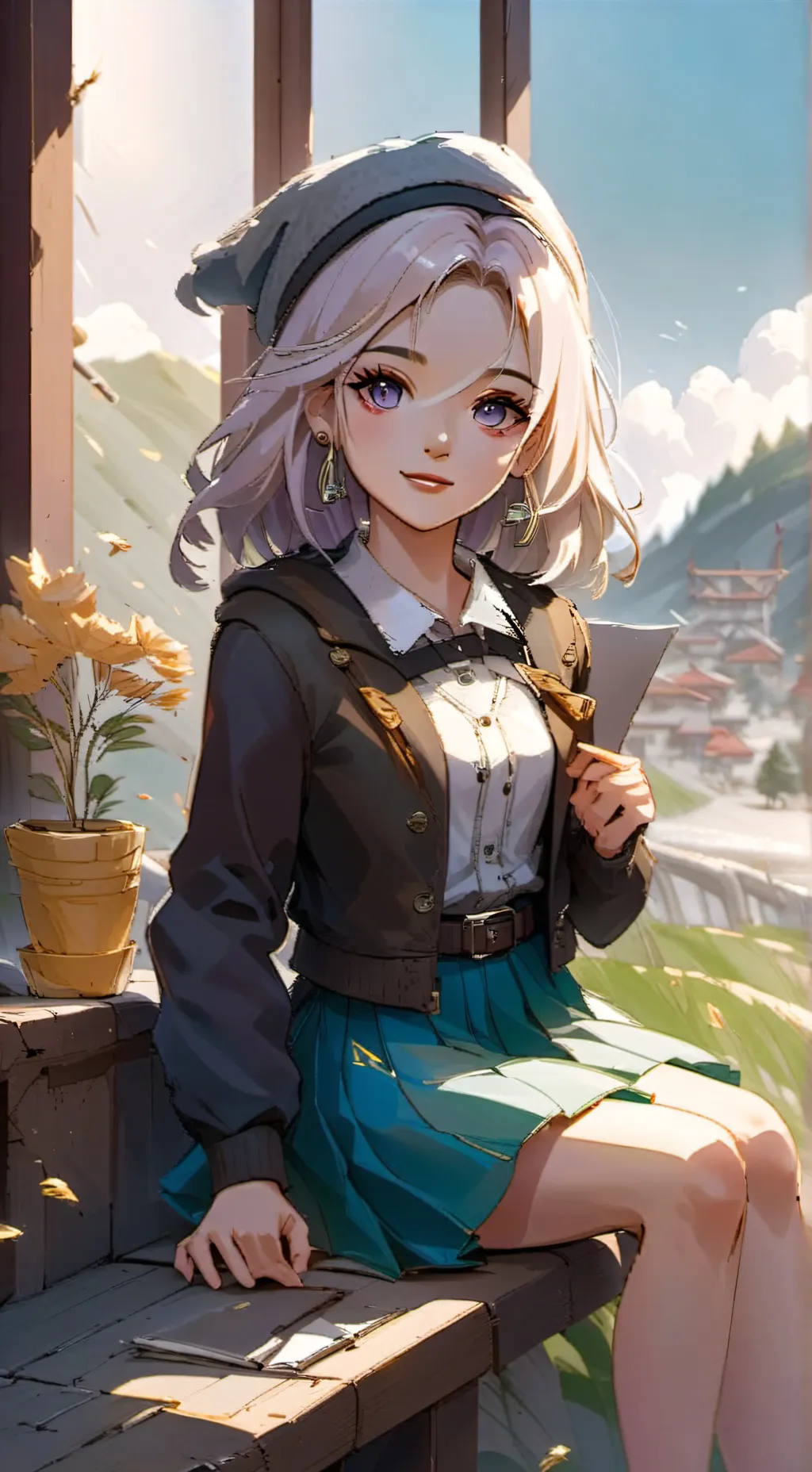 ai character: Ella background