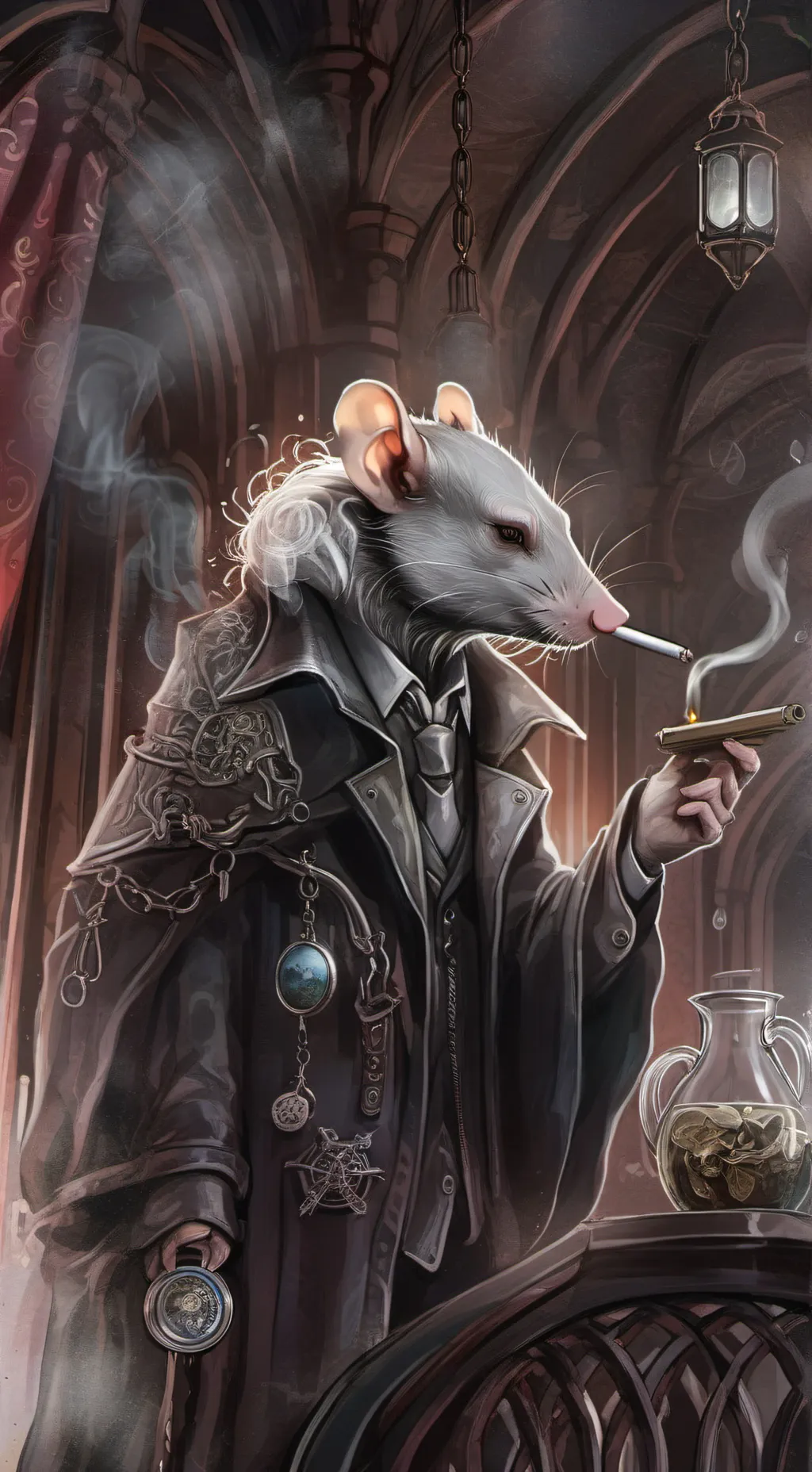 ai character: change the da  background