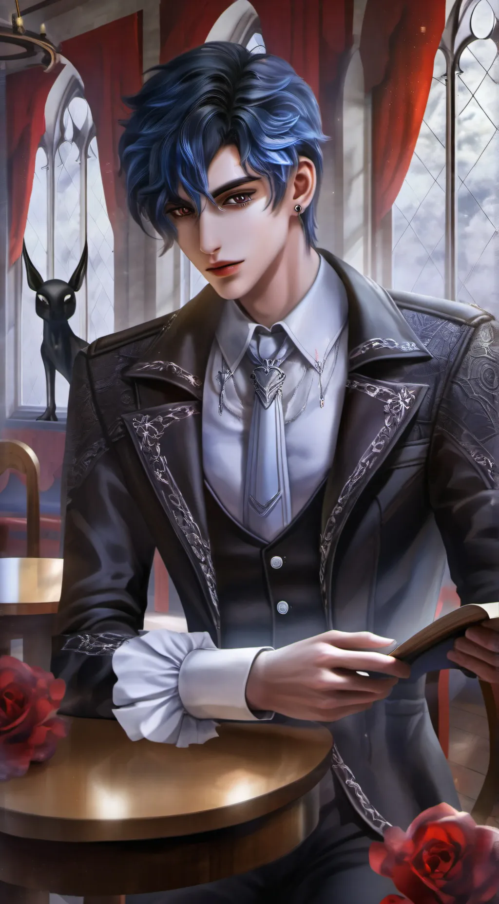 ai character: Max background