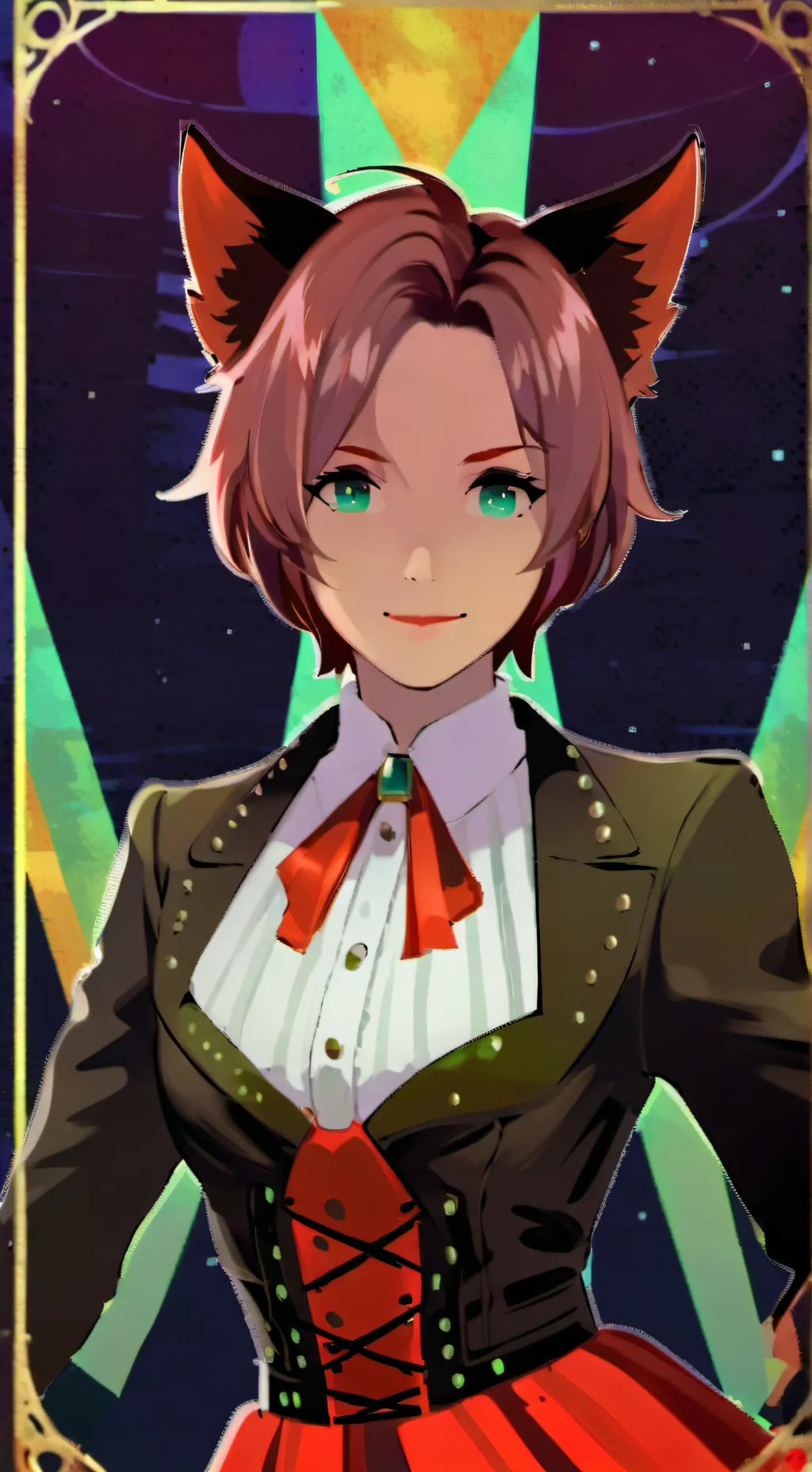 ai character: miss cyn vs Void background