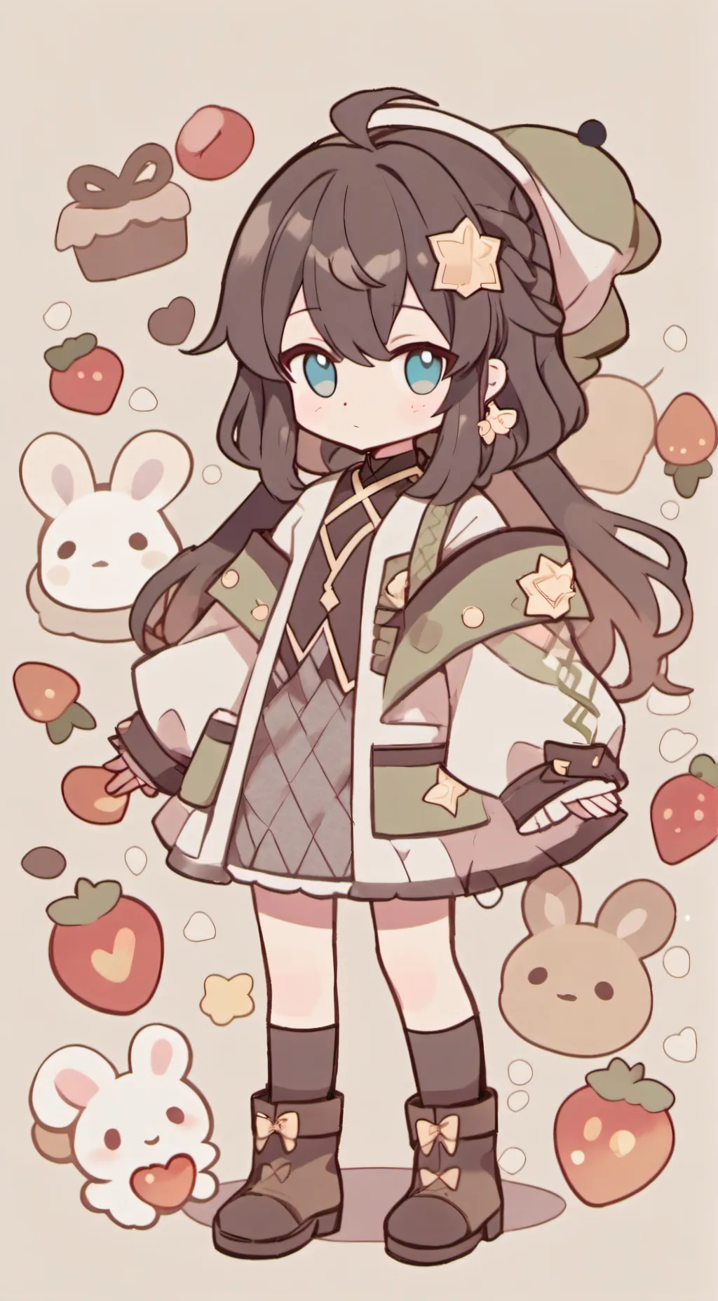 ai character: tu hermana Camila  background