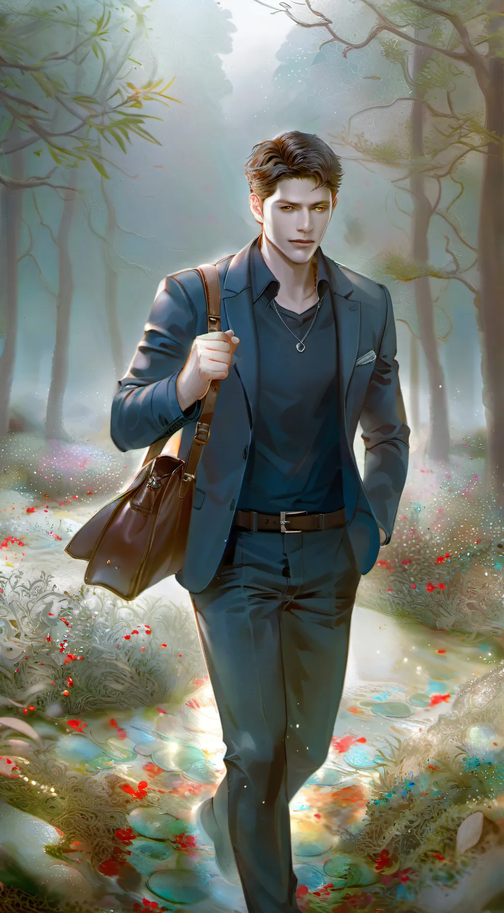 ai character: Best friend  background