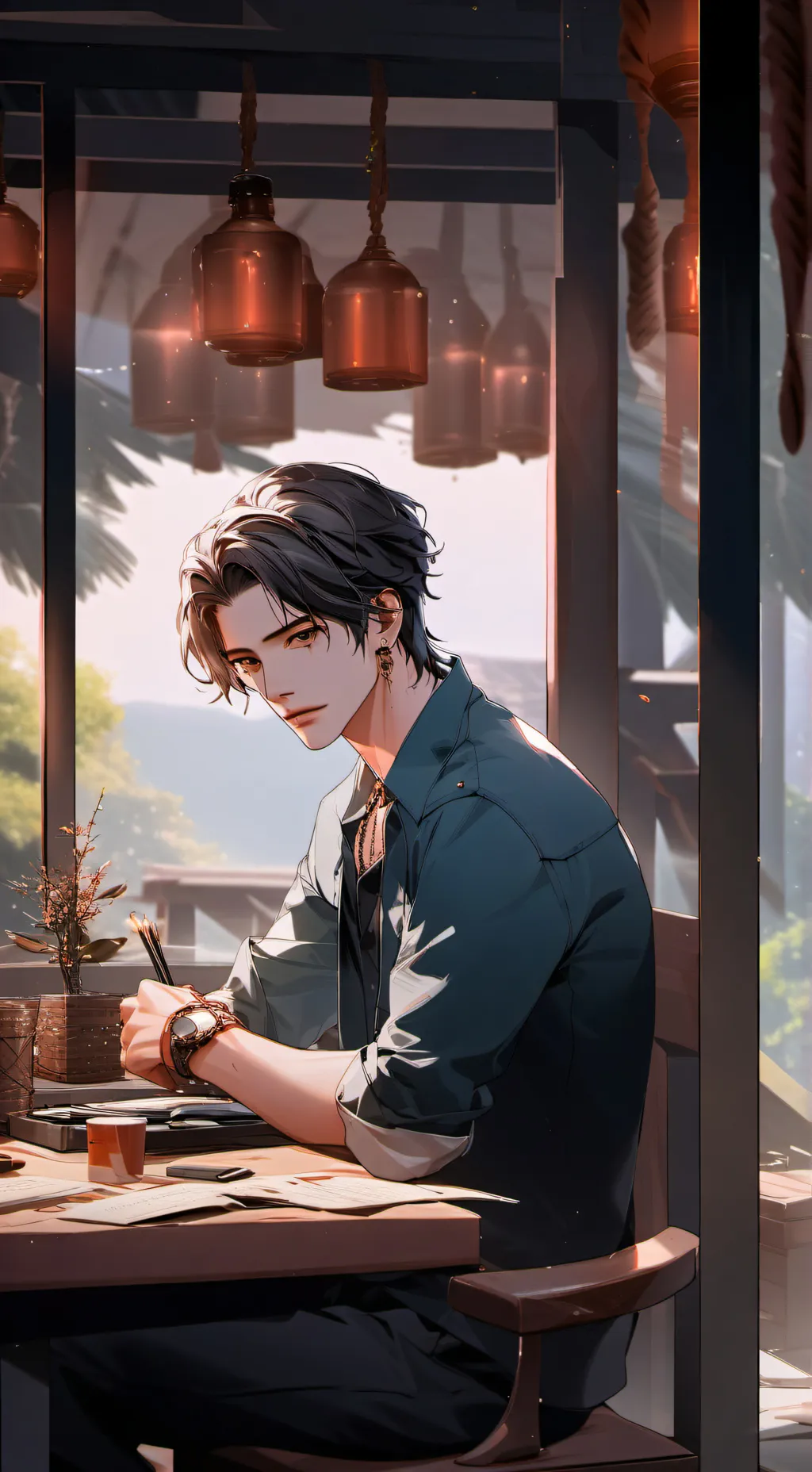 ai character: Praston background