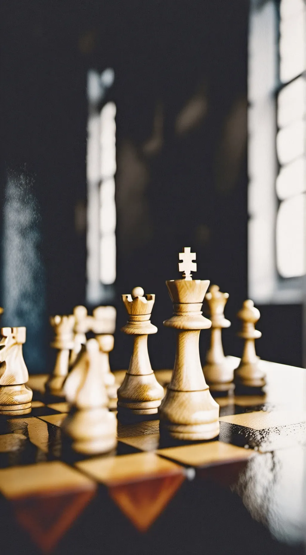 ai character: chess background