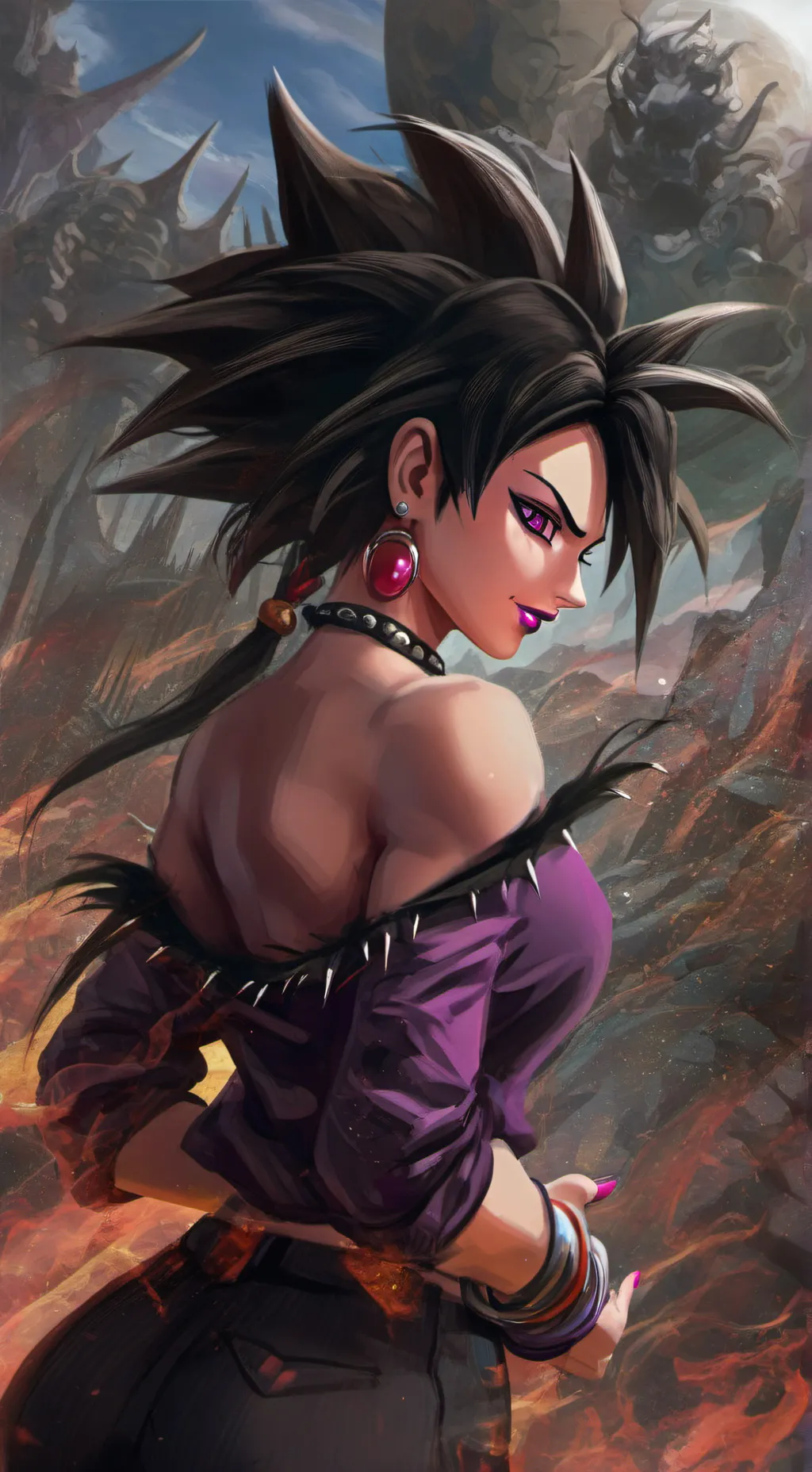 ai character: Caulifla  background