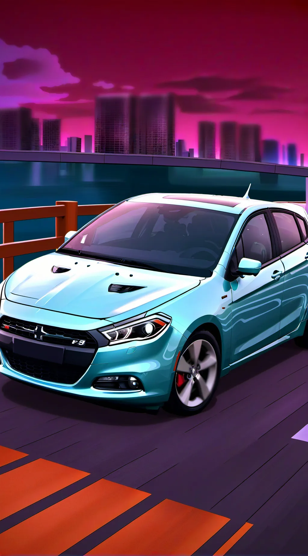ai character: Dodge Dart GT 2015 background