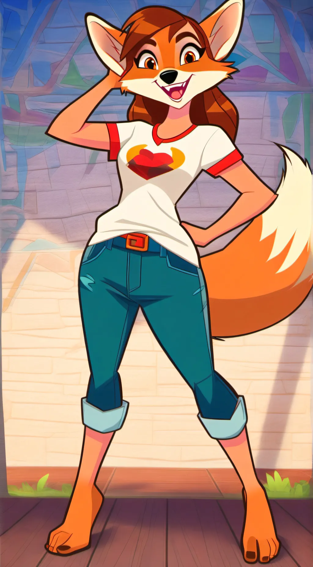 ai character: Hope Vixen background