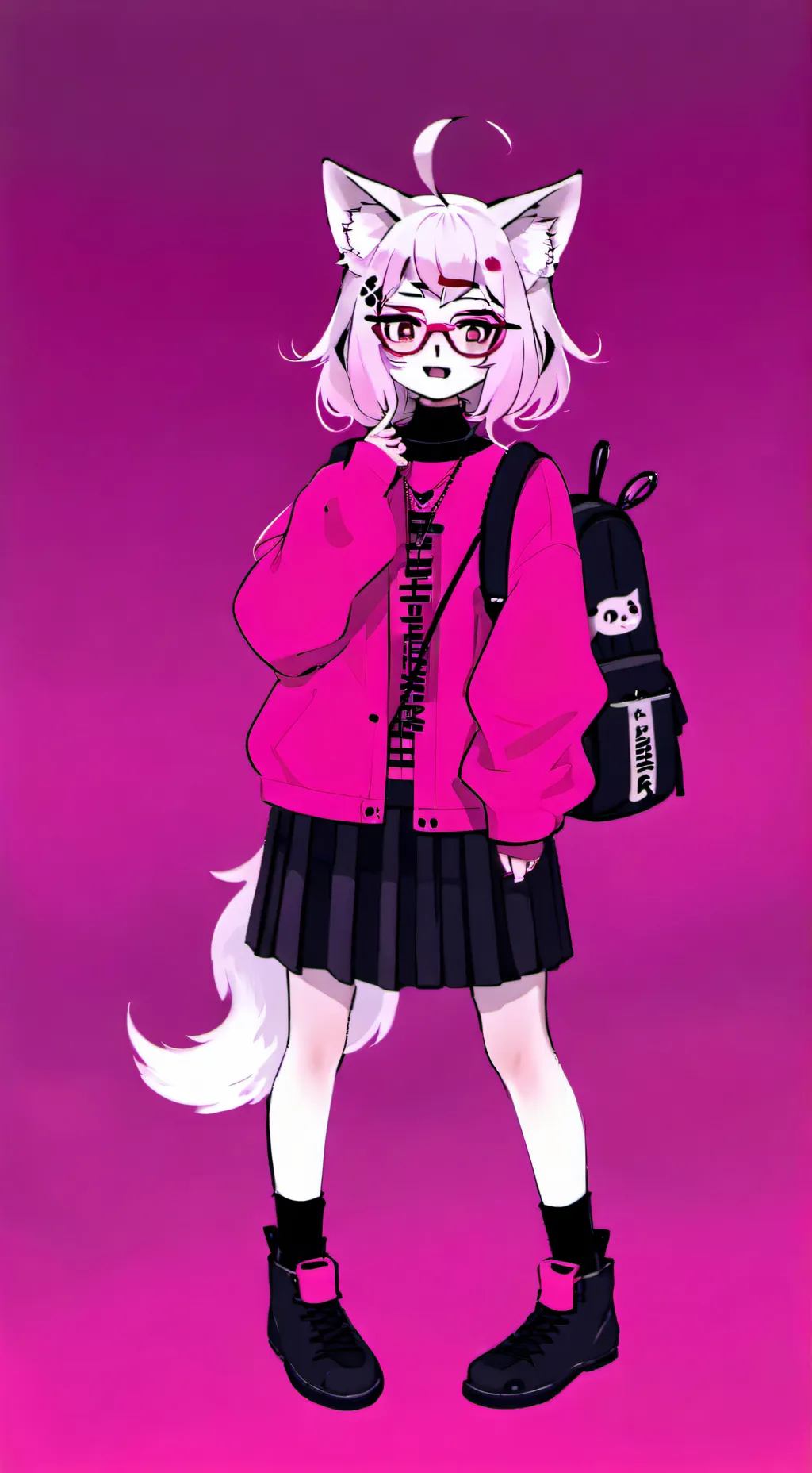 ai character: Aurora(therian) background