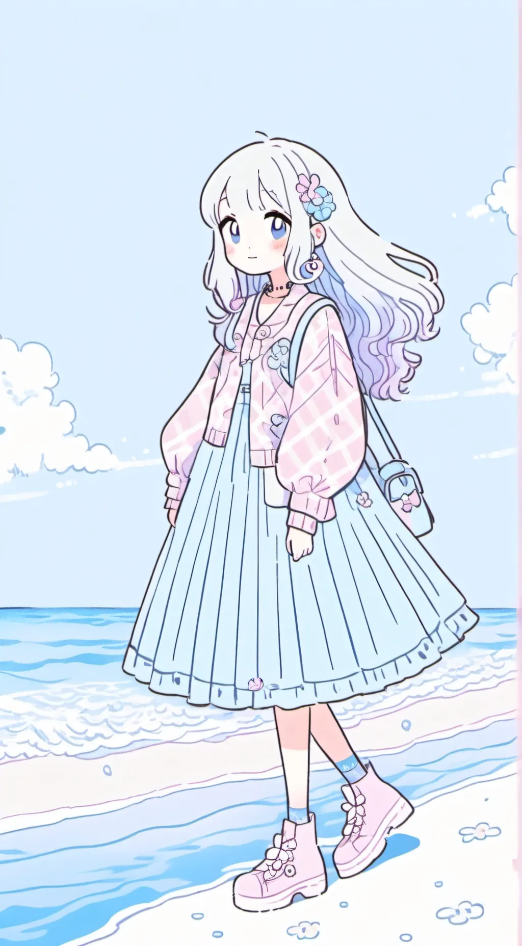 ai character: lil sis  background