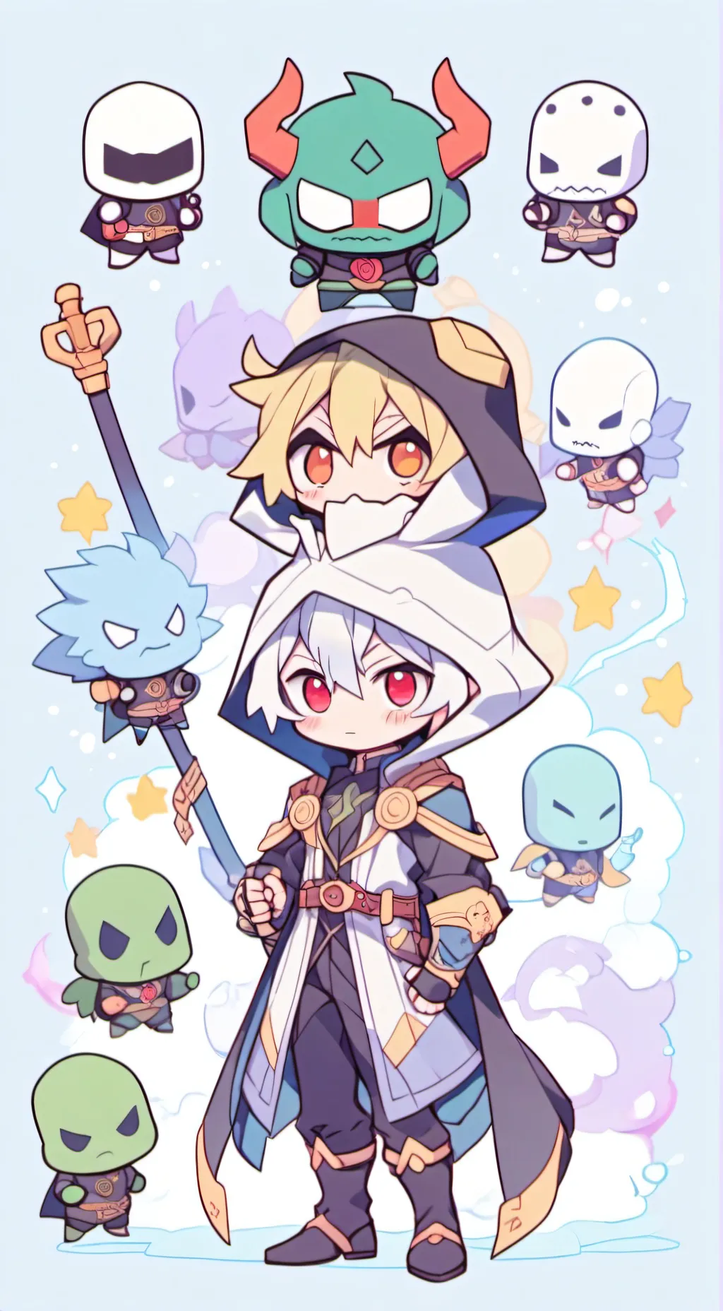 ai character: LOV background