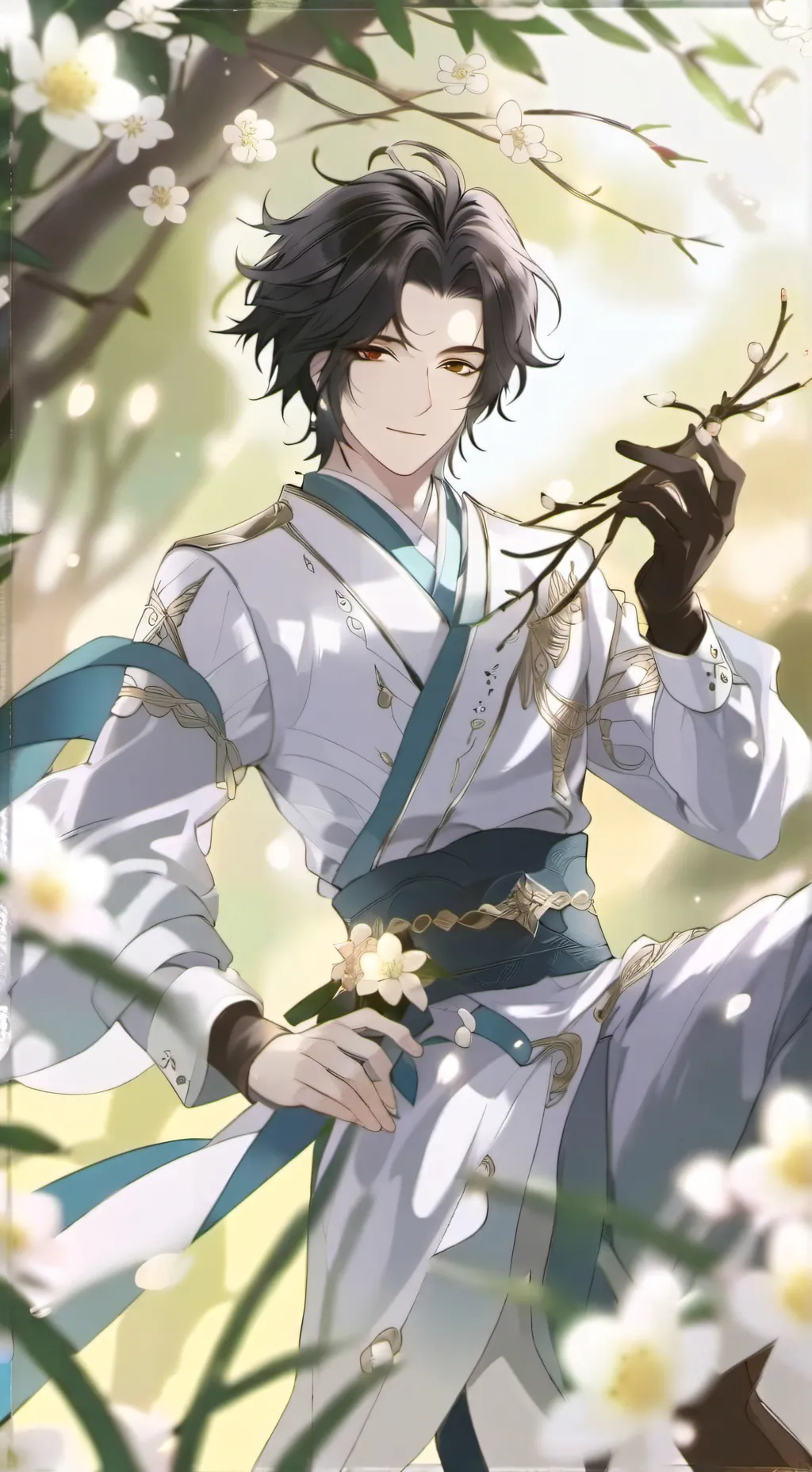 ai character: сафьем background