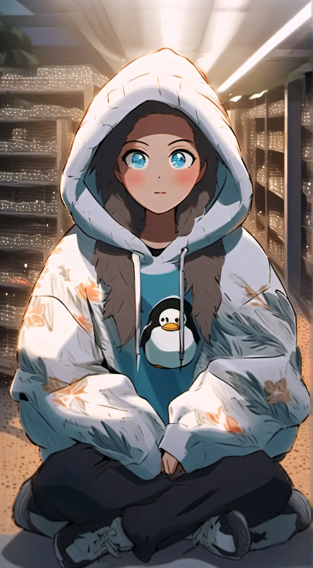 ai character: . 🌘~sᴄʜᴏᴏʟ~🌒 . background