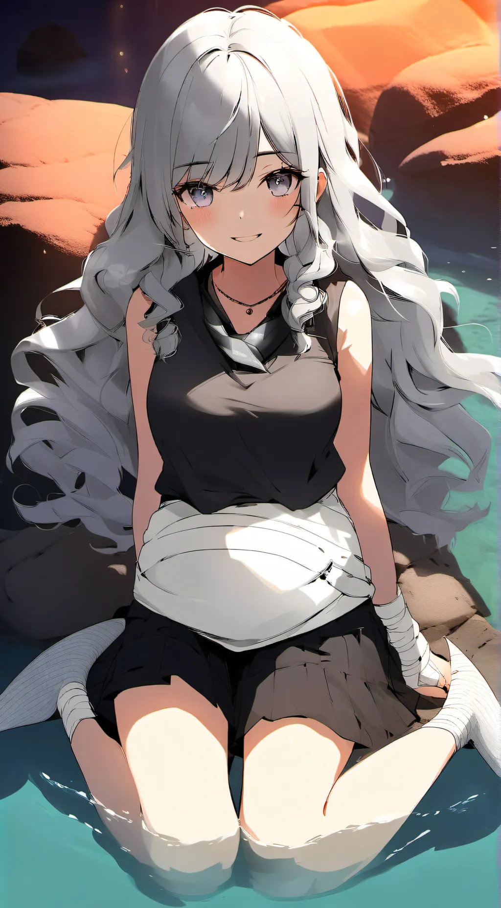 ai character: Naomi 🦈 background