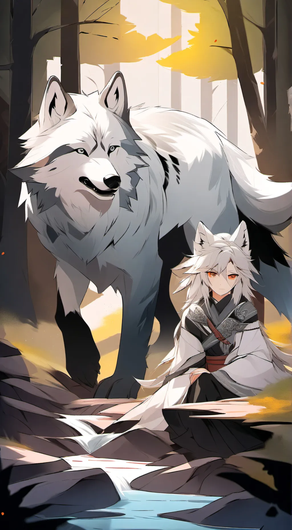 ai character: Isekai World RPG background